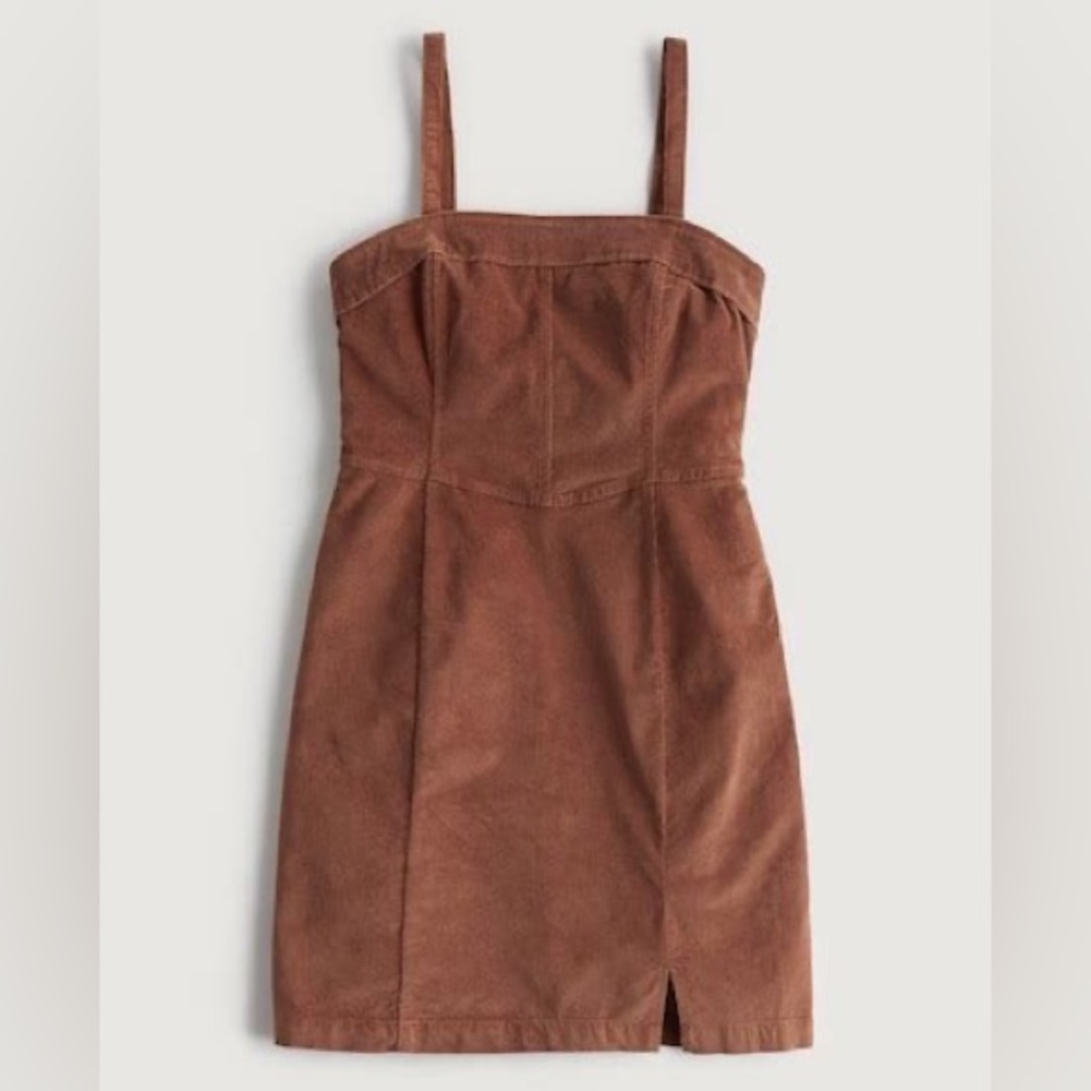 Hollister Corduroy Corset Mini Dress Tank or Strapless, Size M (NWT)